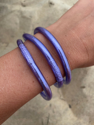 Bracelet bouddhiste violet