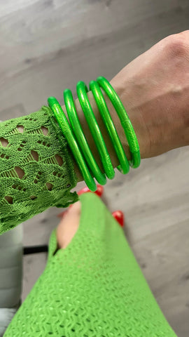 Bracelet bouddhiste vert